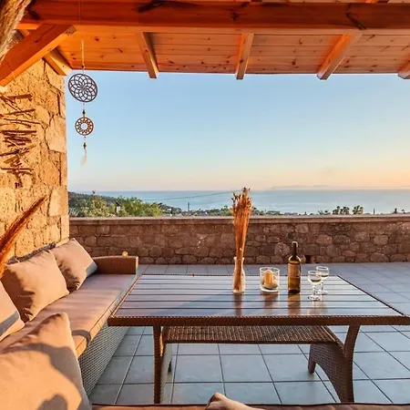 Villa Mani Panoramic Views - Private Sunny Retreat Levktron