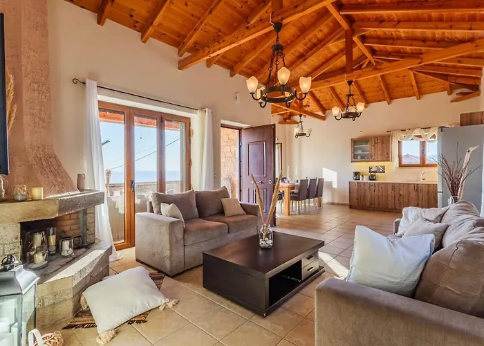 Mani Panoramic Views - Private Sunny Retreat Вилла