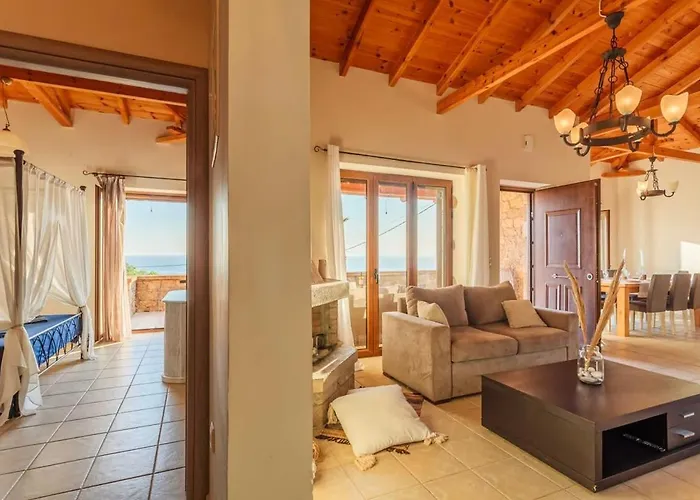 Mani Panoramic Views - Private Sunny Retreat Вилла *